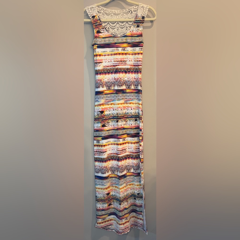 Beach theme maxi dress